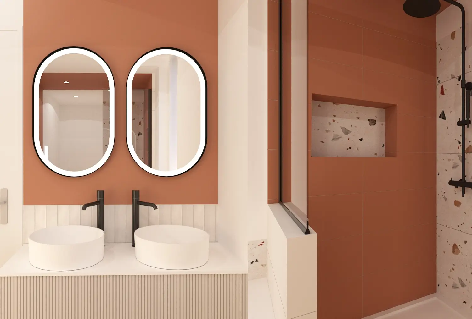 réalisation - rénovation salle de bains - Amiens